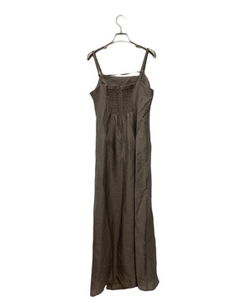 Mystrada（マイストラーダ）Mystrada (マイストラーダ) シアーキャミワンピース ブラウン サイズ:M 未使用品の古着・服飾アイテム