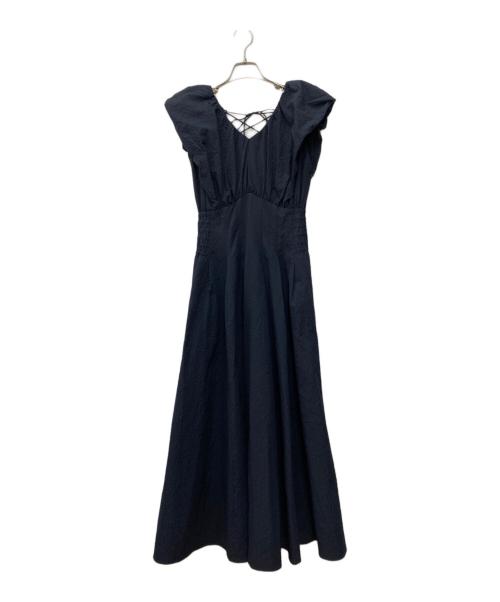 COCODEAL（ココディール）COCODEAL (ココディール) サッカーノースリーブワンピース ネイビー サイズ:M 未使用品の古着・服飾アイテム