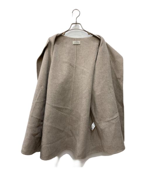 JOURNAL STANDARD relume（ジャーナルスタンダード レリューム）JOURNAL STANDARD relume (ジャーナルスタンダード レリューム) ウールナイロンリバーミドルコート ベージュ サイズ:Mの古着・服飾アイテム