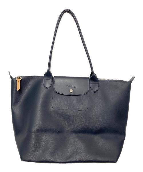 LONGCHAMP（ロンシャン）LONGCHAMP (ロンシャン) LE PLIAGE CITY ネイビーの古着・服飾アイテム