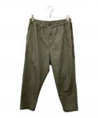 SOPHNET.ソフネット）の古着「WIDE CROPPED VENTILATION PANTS」｜グリーン
