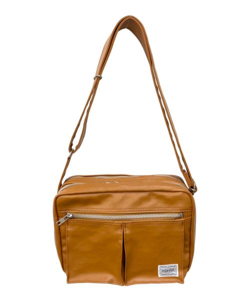 PORTER（ポーター）PORTER (ポーター) FREE STYLE SHOULDER BAG（S) ブラウンの古着・服飾アイテム