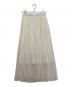 anuans（アニュアンス）の古着「レースプリーツスカート」｜ホワイト