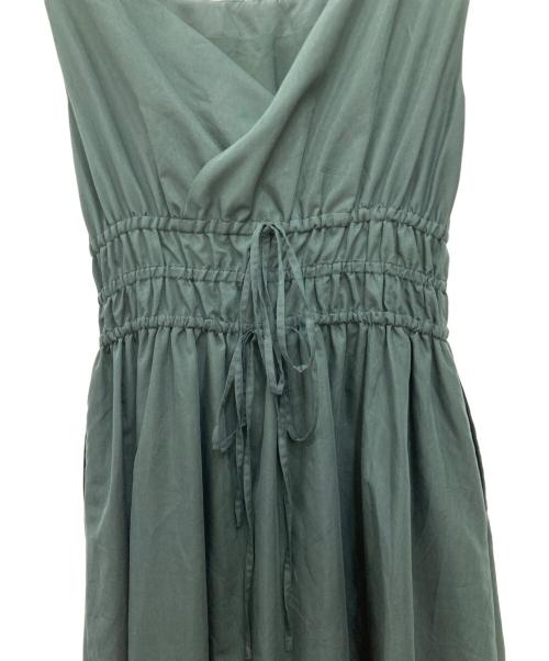 HER LIP TO（ハーリップトゥ）Her lip to (ハーリップトゥ) Riviera Double Bow Dress グリーン サイズ:S 未使用品の古着・服飾アイテム