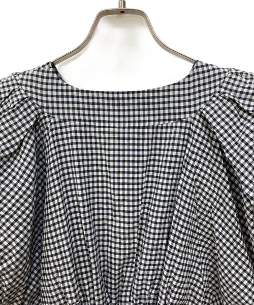 HER LIP TO（ハーリップトゥ）Her lip to (ハーリップトゥ) Portofino Belted Check Dres グレー サイズ:S 未使用品の古着・服飾アイテム