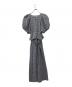 Her lip to（ハーリップトゥ）の古着「Portofino Belted Check Dres」｜グレー