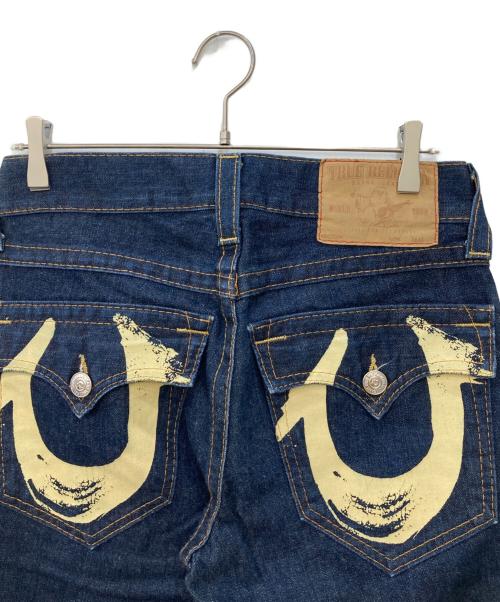 TRUE RELIGION（トゥルー レリジョン）TRUE RELIGION (トゥルー レリジョン) ペイントデニムパンツ インディゴ サイズ:W27の古着・服飾アイテム