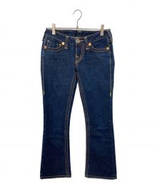 TRUE RELIGION（トゥルー レリジョン）の古着「フレアパンツ」｜ブルー