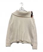 BLUE LABEL CRESTBRIDGEブルーレーベルクレストブリッジ）の古着「タートルネックニット」｜アイボリー