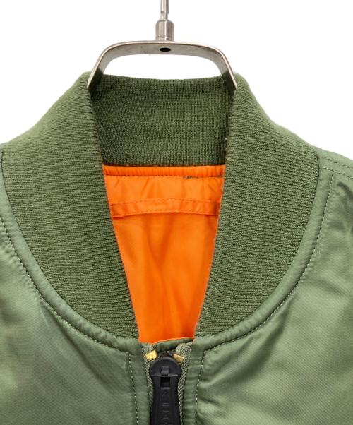 ALPHA（アルファ）ALPHA (アルファ) MA-1ジャケット グリーン サイズ:Ｓの古着・服飾アイテム