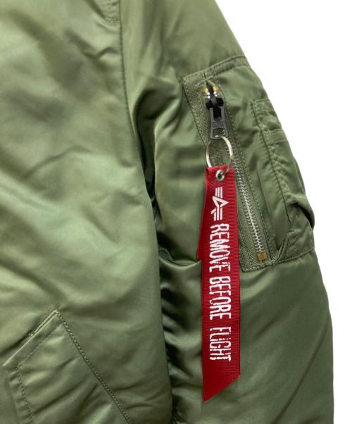 ALPHA（アルファ）ALPHA (アルファ) MA-1ジャケット グリーン サイズ:Ｓの古着・服飾アイテム