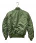 ALPHA (アルファ) MA-1ジャケット グリーン サイズ:Ｓ：5000円