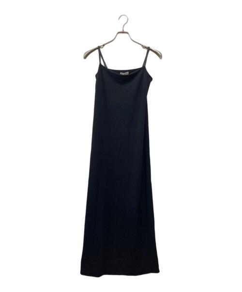 ISSEY MIYAKE（イッセイミヤケ）ISSEY MIYAKE (イッセイミヤケ) キャミソールワンピース ブラック サイズ:Mの古着・服飾アイテム