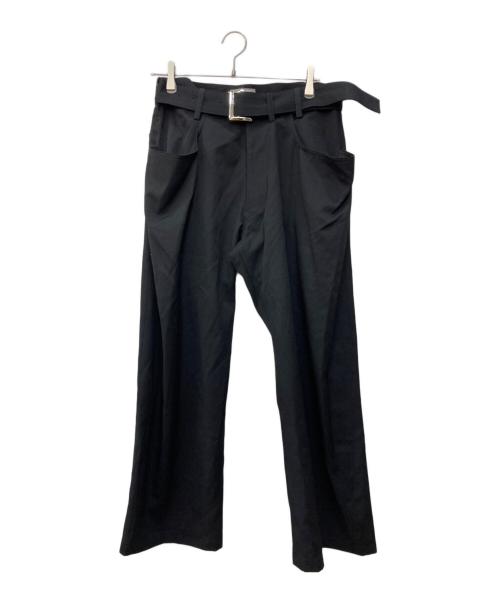 YOHJI YAMAMOTO（ヨウジヤマモト）YOHJI YAMAMOTO (ヨウジヤマモト) ウールパンツ ブラック サイズ:１の古着・服飾アイテム