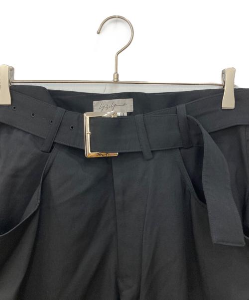 YOHJI YAMAMOTO（ヨウジヤマモト）YOHJI YAMAMOTO (ヨウジヤマモト) ウールパンツ ブラック サイズ:１の古着・服飾アイテム