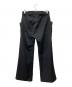 YOHJI YAMAMOTO (ヨウジヤマモト) ウールパンツ ブラック サイズ:１：13000円