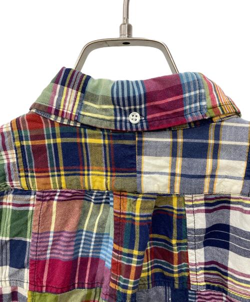 RALPH LAUREN（ラルフローレン）RALPH LAUREN (ラルフローレン) パッチワークチェックシャツ マルチカラー サイズ:Lの古着・服飾アイテム