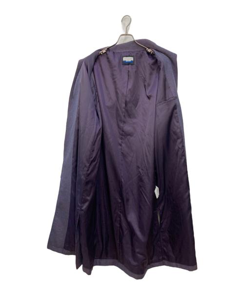 MAISON SPECIAL（メゾンスペシャル）MAISON SPECIAL (メゾンスペシャル) ツイードZIPプライムオーバースタンドカラーコート パープル サイズ:00の古着・服飾アイテム