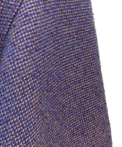 MAISON SPECIAL（メゾンスペシャル）MAISON SPECIAL (メゾンスペシャル) ツイードZIPプライムオーバースタンドカラーコート パープル サイズ:00の古着・服飾アイテム