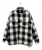 Ron Hermanロンハーマン）の古着「Check Shirt Jacke」｜ホワイト×ブラック