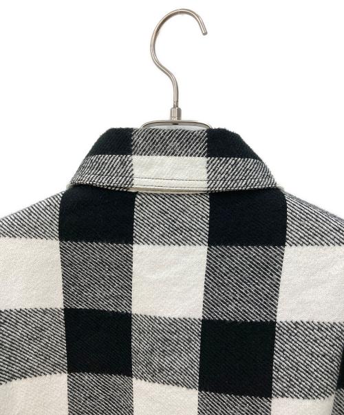 Ron Herman（ロンハーマン）Ron Herman (ロンハーマン) Check Shirt Jacke ホワイト×ブラック サイズ:Mの古着・服飾アイテム
