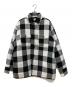 Ron Herman（ロンハーマン）の古着「Check Shirt Jacke」｜ホワイト×ブラック