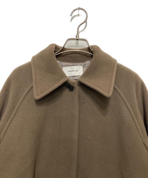 FRAY ID（フレイ アイディー）FRAY ID (フレイ アイディー) バルマカンコート ブラウン サイズ:Mの古着・服飾アイテム