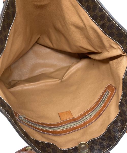 CELINE（セリーヌ）CELINE (セリーヌ) マカダム柄トートバッグ ブラウンの古着・服飾アイテム
