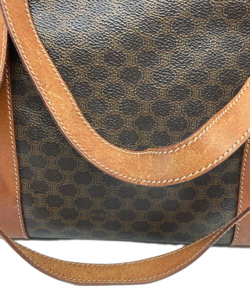 CELINE（セリーヌ）CELINE (セリーヌ) マカダム柄トートバッグ ブラウンの古着・服飾アイテム