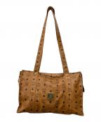 MCMエムシーエム）の古着「ロゴバッグ」｜ブラウン