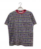 stussyステューシー）の古着「All-Over Pattern Pocket Tee」｜マルチカラー