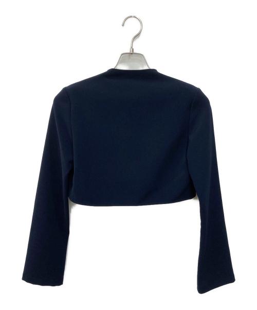 daisy lin for foxey（デイジーリン フォー フォクシー）DAISY LIN for FOXEY (デイジーリン フォー フォクシー) セレモニー ジャケット ネイビー サイズ:SIZE 38の古着・服飾アイテム