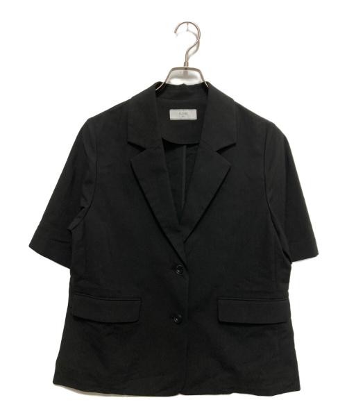 SLOBE IENA（スローブ イエナ）SLOBE IENA (スローブ イエナ) TRリネンハーフスリーブジャケット ブラック サイズ:FREEの古着・服飾アイテム