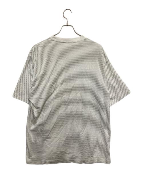 STEVEN ALAN（スティーブンアラン）STEVEN ALAN (スティーブンアラン) SIRO BORDER RNGER SHORT SLEEVE TEE ホワイト サイズ:XLの古着・服飾アイテム