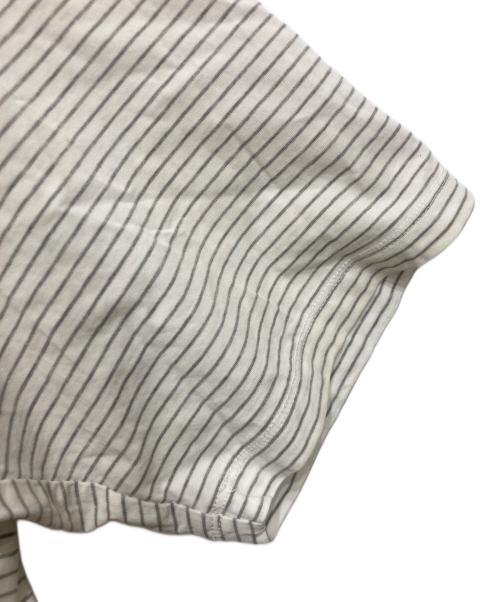 STEVEN ALAN（スティーブンアラン）STEVEN ALAN (スティーブンアラン) SIRO BORDER RNGER SHORT SLEEVE TEE ホワイト サイズ:XLの古着・服飾アイテム