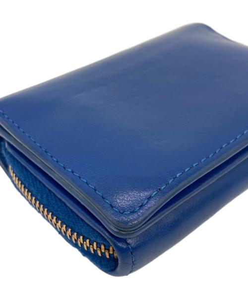 TOD'S（トッズ）TOD'S (トッズ) Tタイムレスミニウォレット ブルーの古着・服飾アイテム