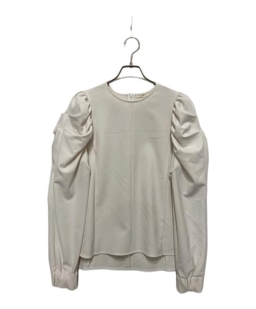 YORI（ヨリ）yori (ヨリ) タックショルダーブラウス アイボリー サイズ:SIZE 36の古着・服飾アイテム