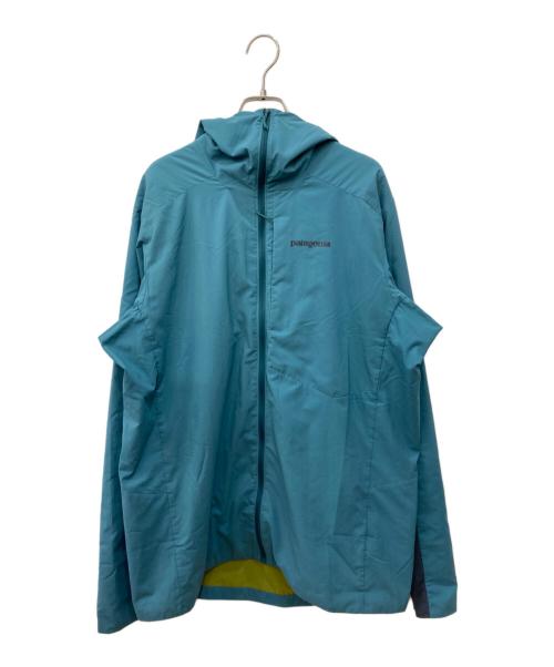 Patagonia（パタゴニア）Patagonia (パタゴニア) ナノエアウルトラライトフルジップフーディー ブルー サイズ:Lの古着・服飾アイテム