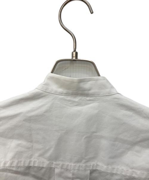 JIL SANDER（ジルサンダー）JIL SANDER (ジルサンダー) バンドカラーロングシャツ ホワイト サイズ:34の古着・服飾アイテム