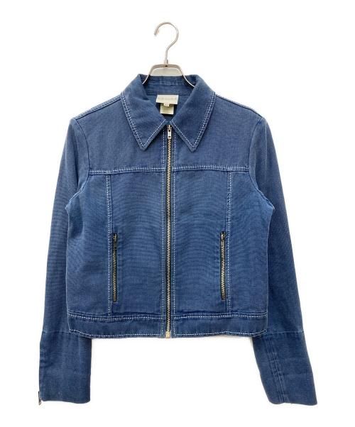 CELINE（セリーヌ）CELINE (セリーヌ) ジップジャケット インディゴ サイズ:42の古着・服飾アイテム