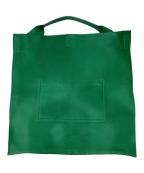 JIL SANDERジルサンダー）の古着「XIAOレザートートバッグ」｜グリーン