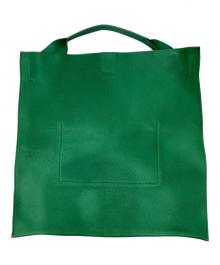 JIL SANDER（ジルサンダー）の古着「XIAOレザートートバッグ」｜グリーン