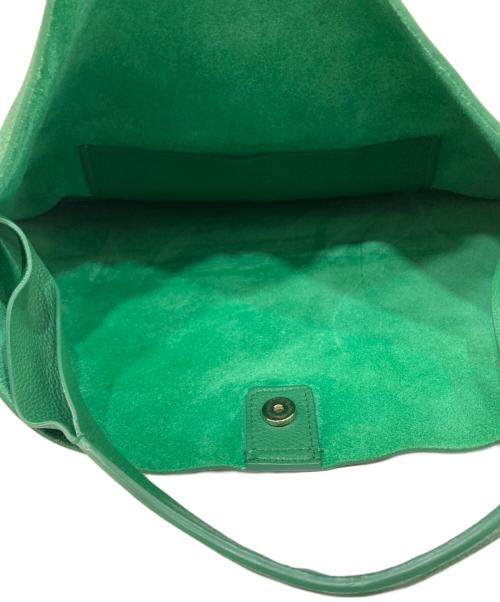 JIL SANDER（ジルサンダー）JIL SANDER (ジルサンダー) XIAOレザートートバッグ グリーンの古着・服飾アイテム