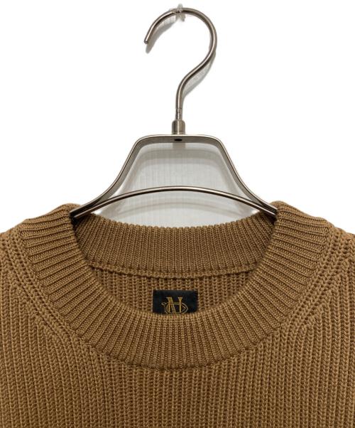 BATONER（バトナ―）BATONER (バトナ―) 6(ROKU) BEAUTY&YOUTH (ロク ビューティーアンドユース) 別注 リブニットベスト ブラウン サイズ:FREEの古着・服飾アイテム