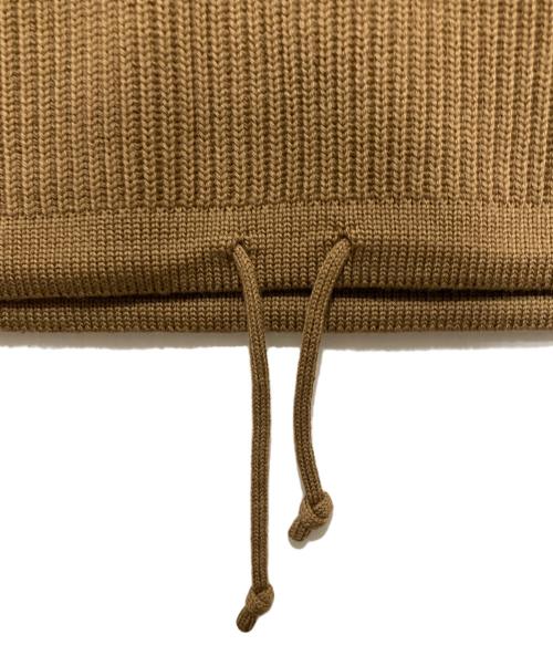 BATONER（バトナ―）BATONER (バトナ―) 6(ROKU) BEAUTY&YOUTH (ロク ビューティーアンドユース) 別注 リブニットベスト ブラウン サイズ:FREEの古着・服飾アイテム