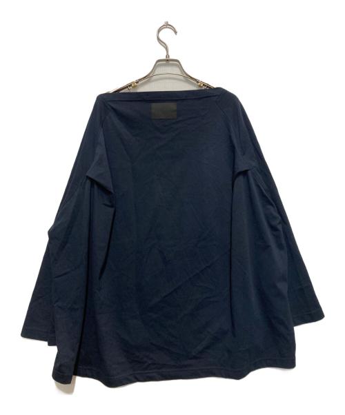 COGTHEBIGSMOKE（コグザビッグスモーク）COGTHEBIGSMOKE (コグザビッグスモーク) KAREN NARROW RAGLAN TOP ネイビー サイズ:不明の古着・服飾アイテム
