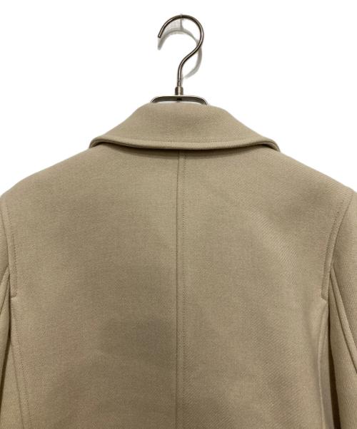 NEWYORKER（ニューヨーカー）NEWYORKER (ニューヨーカー) ウールシルク混ハーフコート ベージュ サイズ:SIZE 11ARの古着・服飾アイテム