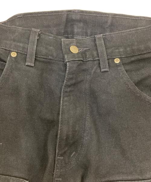 prison blue（プリズンブルー）prison blue (プリズンブルー) ダブルニーパンツ ブラック サイズ:SIZE W34の古着・服飾アイテム