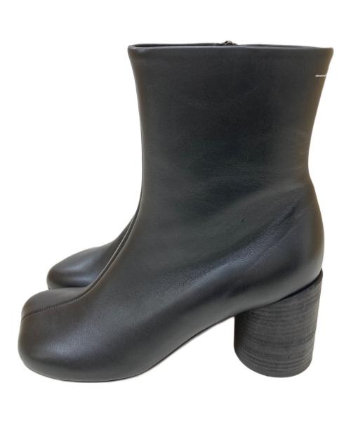 MM6 Maison Margiela（エムエムシックスメゾンマルジェラ）MM6 Maison Margiela (エムエムシックスメゾンマルジェラ) ショートブーツ ブラック サイズ:40 未使用品の古着・服飾アイテム