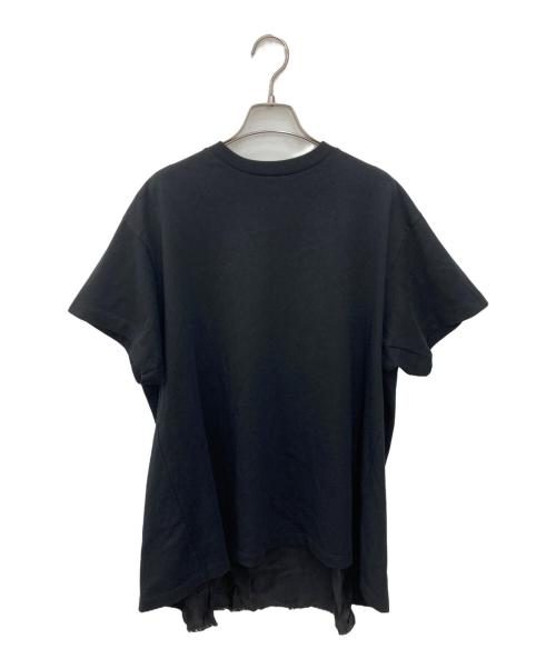 MM6 Maison Margiela（エムエムシックスメゾンマルジェラ）MM6 Maison Margiela (エムエムシックスメゾンマルジェラ) 半袖カットソー ブラック サイズ:Ｍ 未使用品の古着・服飾アイテム